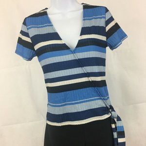 Selfie Women’s Blouse Size S Blue Crop Top